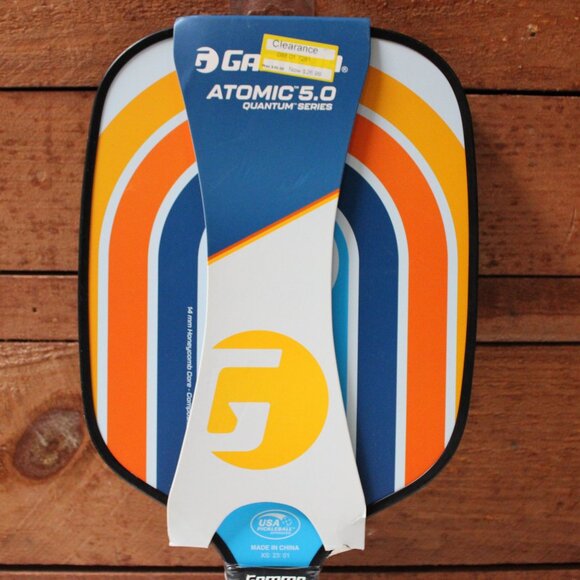 Gamma Atomic 5.0 Pickleball Paddle Quantum Series Lightweight Graphite Face USA - Picture 2 of 5